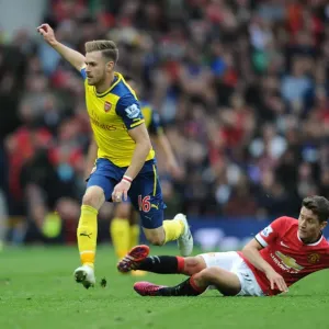 Ramsey Outmaneuvers Herrera: Premier League Showdown (2014-15) - Manchester United vs. Arsenal Ramsey Outmaneuvers Herrera: Premier League Showdown (2014-15) - Manchester United vs. Arsenal