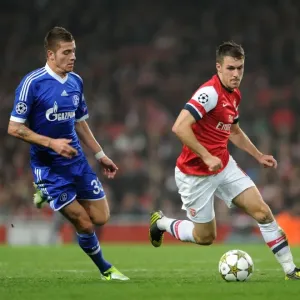 Ramsey Outruns Neustadter: Arsenal vs Schalke 2012-13 UEFA Champions League Ramsey Outruns Neustadter: Arsenal vs Schalke 2012-13 UEFA Champions League