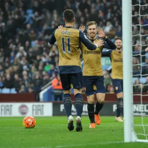 Ramsey and Ozil's Unforgettable Goal Celebration: Arsenal's Victory Against Aston Villa (2015-16) Ramsey and Ozil's Unforgettable Goal Celebration: Arsenal's Victory Against Aston Villa (2015-16)