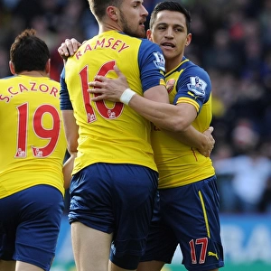 Ramsey and Sanchez: A Celebration of Goals - Arsenal vs. Burnley, Premier League 2014/15