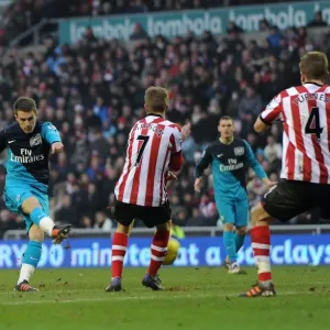 Ramsey Strikes: Arsenal Takes the Lead over Sunderland in Premier League Clash Ramsey Strikes: Arsenal Takes the Lead over Sunderland in Premier League Clash