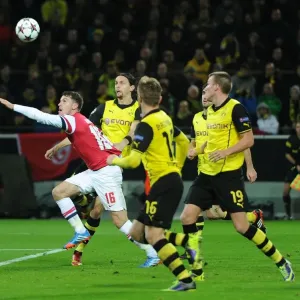 Ramsey Strikes: Arsenal's Winning Moment Against Dortmund in the Champions League