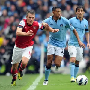 Ramsey vs. Clichy: Manchester City vs. Arsenal - 1:1 Stalemate in the Premier League