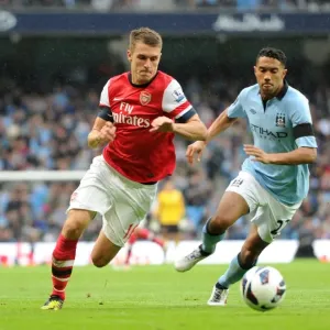 Ramsey vs. Clichy: A Premier League Battle - Manchester City vs. Arsenal (2012-13): 1:1 Stalemate at Etihad Stadium
