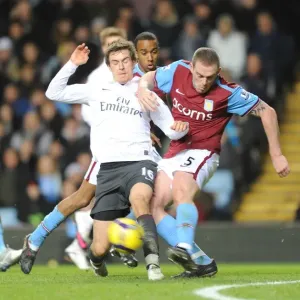 Ramsey vs. Dunne: Stalemate at Villa Park - Arsenal vs. Aston Villa, Barclays Premier League, 2010