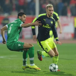 Ramsey vs. Palomino: A Champions League Showdown - Arsenal's Aaron Ramsey Clashes with Ludogorets Jose Luis Palomino