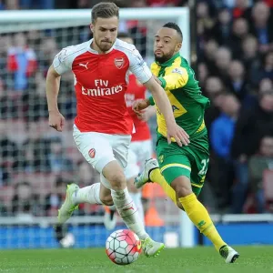 Ramsey vs. Redmond: Intense Face-Off Between Arsenal's Aaron Ramsey and Norwich's Nathan Redmond in Premier League Clash Ramsey vs. Redmond: Intense Face-Off Between Arsenal's Aaron Ramsey and Norwich's Nathan Redmond in Premier League Clash