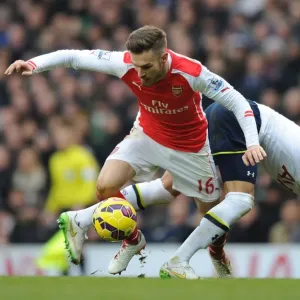 Ramsey vs Walker: Intense Rivalry in the North London Derby, Tottenham vs Arsenal, Premier League 2014-15 Ramsey vs Walker: Intense Rivalry in the North London Derby, Tottenham vs Arsenal, Premier League 2014-15