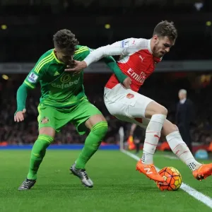 Ramsey vs. Yedlin: Intense Battle in Arsenal's Victory over Sunderland, December 2015