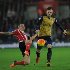 Ramsey's Powerful Surge: Southampton vs Arsenal, Premier League 2015-16