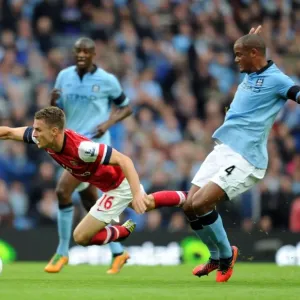 Ramy and Kompany: The Battle of Etihad - Manchester City vs. Arsenal, 1-1 Draw, Premier League, 2012-13