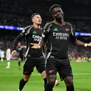 Real Madrid C.F. v Arsenal FC - UEFA Champions League 2024/25 Quarter Final Second Leg Real Madrid C.F. v Arsenal FC - UEFA Champions League 2024/25 Quarter Final Second Leg