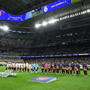 Real Madrid C.F. v Arsenal FC - UEFA Champions League 2024/25 Quarter Final Second Leg Real Madrid C.F. v Arsenal FC - UEFA Champions League 2024/25 Quarter Final Second Leg