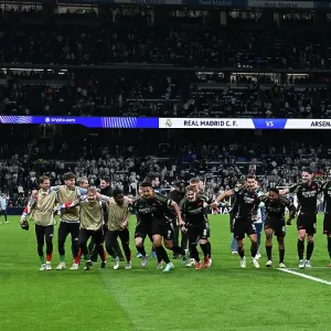 Real Madrid C.F. v Arsenal FC - UEFA Champions League 2024/25 Quarter Final Second Leg Real Madrid C.F. v Arsenal FC - UEFA Champions League 2024/25 Quarter Final Second Leg