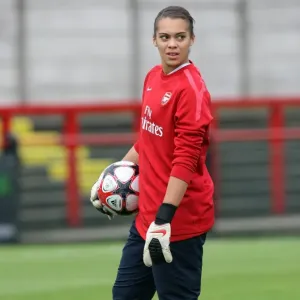 Rebecca Spencer (Arsenal). Arsenal Ladies 9: 0 ZFK Masinac. UEFA Womens Champions League Rebecca Spencer (Arsenal). Arsenal Ladies 9: 0 ZFK Masinac. UEFA Womens Champions League