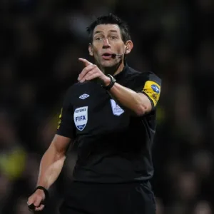 Referee Lee Probert Overssees Norwich City vs Arsenal Clash in Premier League (2012-13) Referee Lee Probert Overssees Norwich City vs Arsenal Clash in Premier League (2012-13)