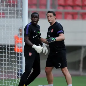 Reice Charles-Cook and Tony Roberts (Arsenal). Olympiacos U19 2: 0 Arsenal U19 Reice Charles-Cook and Tony Roberts (Arsenal). Olympiacos U19 2: 0 Arsenal U19