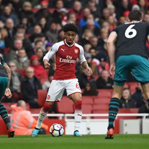 Reiss Nelson in Action: Arsenal vs Southampton, Premier League 2017-18