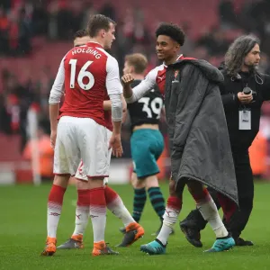 Reiss Nelson: Arsenal's Rising Star in Action Against Southampton (April 2018)