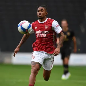 Reiss Nelson Print - Arsenal Pre-Season Victory