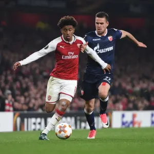 Reiss Nelson vs Marko Gobeljic: A Battle in the Europa League - Arsenal FC vs Crvena Zvezda