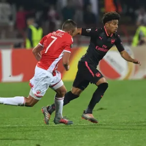 Reiss Nelson vs Nenad Krsticic: Battle at Rajko Mitic Stadium - Arsenal vs Crvena Zvezda, Europa League 2017