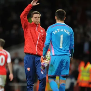 A Reunion of Goalkeepers: Szczesny and Fabianski Face Off at the Emirates, Arsenal vs Swansea City, Premier League 2014/15 A Reunion of Goalkeepers: Szczesny and Fabianski Face Off at the Emirates, Arsenal vs Swansea City, Premier League 2014/15