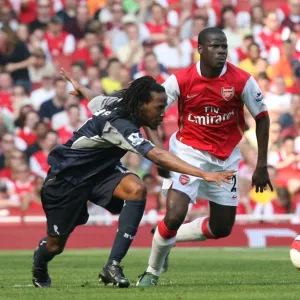 Ricardo Gardner (Arsenal) Emmanuel Eboue (Bolton)