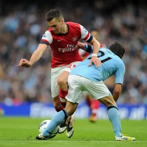 A Rivalry Ignited: Jenkinson vs Silva - Manchester City vs Arsenal (2012-13 Season, Etihad Stadium)