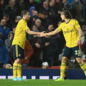 Rivals Unite: Sokratis and Luiz Share a Moment after United vs. Arsenal (2019-20)