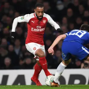 A Riveting Battle: Alexis Lacazette vs. Andreas Christensen in the Carabao Cup Semi-Finals (Chelsea vs. Arsenal, 2017-18) A Riveting Battle: Alexis Lacazette vs. Andreas Christensen in the Carabao Cup Semi-Finals (Chelsea vs. Arsenal, 2017-18)