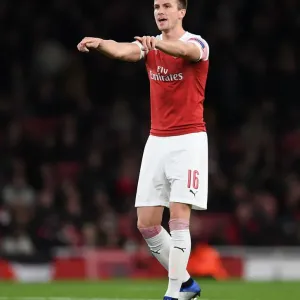 Rob Holding in Action: Arsenal vs. Sporting CP, UEFA Europa League 2018-19 Rob Holding in Action: Arsenal vs. Sporting CP, UEFA Europa League 2018-19