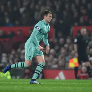 Rob Holding in Action: Arsenal vs. Manchester United, Premier League 2018-19 Rob Holding in Action: Arsenal vs. Manchester United, Premier League 2018-19