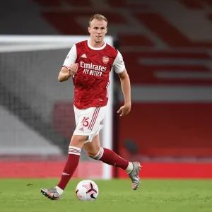 Rob Holding in Action: Arsenal vs. West Ham United (2020-21 Premier League)