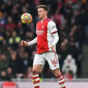 Rob Holding in Action: Arsenal vs. Burnley, Premier League 2021-22