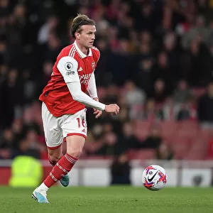 Rob Holding in Action: Arsenal vs. Chelsea, Premier League 2022-23