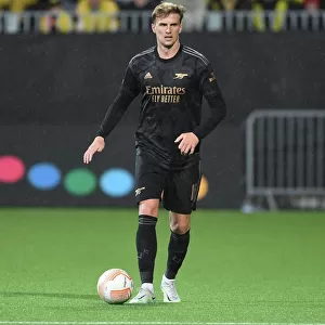 Rob Holding in Action: Arsenal's Europa League Battle at Bodø/Glimt (October 2022)