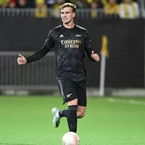 Rob Holding in Action: Arsenal's Europa League Clash vs. Bodø/Glimt (October 2022)