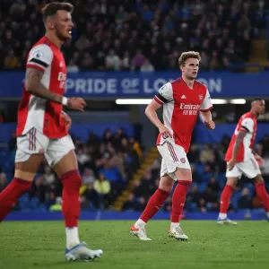 Rob Holding in Action: Chelsea vs Arsenal, Premier League 2021-22