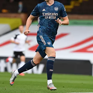Rob Holding in Action: Fulham vs. Arsenal, Premier League 2020-21