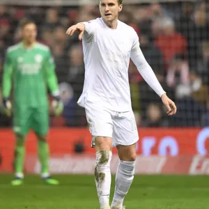 Rob Holding in FA Cup Action: Arsenal vs Nottingham Forest (2021-22)