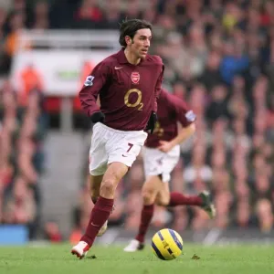 Robert Pires Print, Arsenal 1-1 Bolton FA Premiership Match Robert Pires Print, Arsenal 1-1 Bolton FA Premiership Match