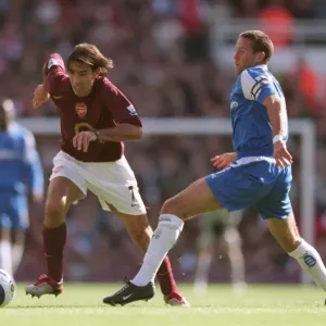 Robert Pires (Arsenal) Matthew Upson (Birmingham). Arsenal 1: 0 Birmingham City