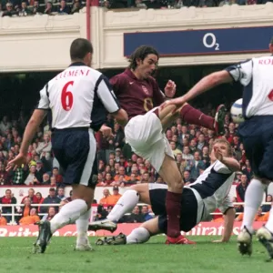 Robert Pires scores Arsenals 2nd goal. Arsenal v West Bromwich Albion