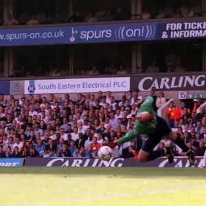 Robert Pires scores Arsenals 2nd goal. Tottenham Hotspur v Arsenal