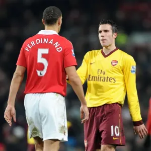 Robin van Perise (Arsenal) Rio Ferdinand (Man Utd). Manchester United 1: 0 Arsenal