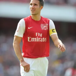 Robin van Persie in Action for Arsenal against New York Red Bulls - Emirates Cup 2011