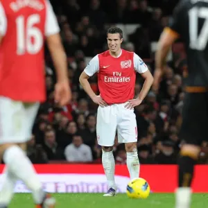 Robin van Persie in Action: Arsenal vs. Wolverhampton Wanderers, Premier League 2011-2012