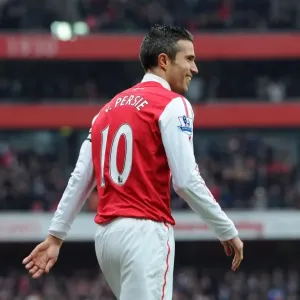 Robin van Persie in Action: Arsenal vs. Blackburn Rovers, Premier League 2011-12