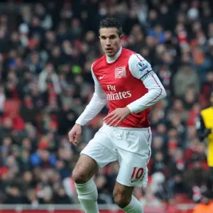 Robin van Persie in Action: Arsenal vs. Blackburn Rovers, Premier League 2011-12